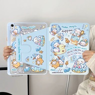 case iPad Gen11 Gen10 Air7 11 ที่ใส่ปากกา ลูกเป็ด ลูกสุนัข เคสiPadหมุน 360° Gen9 Air6
