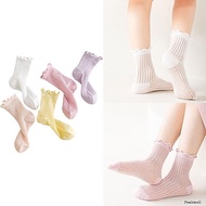 Peak 5 Pair Socks for Girls Comfortable In Tube Socks Fashionable Calf Length Socks