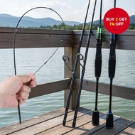 Sougayilang UL Carbon Spinning Fishing Rod, 2 Sections, Solid Tip, Micro-Jigging, Ultra Light, 1.8-2