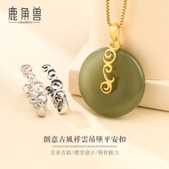 925 Silver Safe Buckle Clip Buckle Pendant Clip Buckle Plated 18k Gold Pendant Buckle Clip Buckle Ja