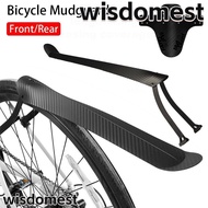 WISDOMEST 1Pcs Bicycle Fenders, Rear Front Black Bike Mudguard,  MTB Folding Cycling Accessories Foldable Mud Guard BMX DH and Gravel