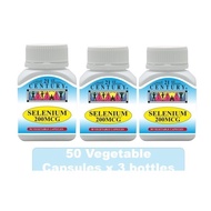 21st Century Selenium 200mcg 50 Vegetable Capsules x 3 Bottles EXP:12/2025 [ Farmasi CS ]