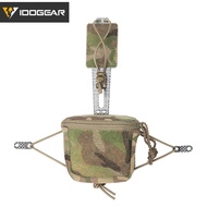 IDOGEAR Tactical NVG Battery Pouch Hook&loop Lightweight Tegris Sturdy Tactical PVS31 Battery Retent