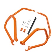 กรอบกันชนอุปกรณ์เสริมรถจักรยานยนต์ป้องกันเครื่องยนต์กันชนสำหรับ KTM 790 Advr 790 ADV 2019-2023สีดำเร