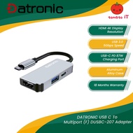 Datronic USB-C to Multiport Dock - HDMI, USB 3.0, PD 87W