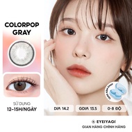 Kính áp tròng EYEIYAGI lens xám tro Colorpop Gray cận 3 tháng độ cận 0-8 DIA 14.2mm | Chính hãng Hàn