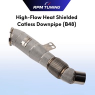 RPM Tuning High-Flow Heat Shielded Catless Downpipe – BMW B48 Engine