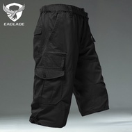 EAGLADE Cargo Shorts Pants for Men in Black J10