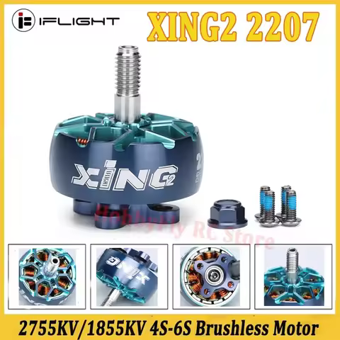 IFlight XING2 2207 2755KV / 1855KV 4S-6S FPV Brushless Motor Unibell Compatible Nazgul 5140 Propelle