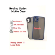 Matte Case for Realme 7/Note 50/11/11X 5G/12 5G/12Plus 5G/12 Pro+/C51/C55/C53/C61/C63 4G/C65 4G/C67 