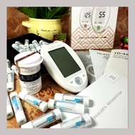 Glucometer Set [Blood Glucose Meter 1unit & Test Strips 25pcs & safety Lancet 25pcs] [ALifeCare]