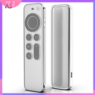 【HJ】 เคสขอบสีเงิน TPU เข้ากันได้กับรีโมท Apple TV 4K hd ป้องกันรอยขีดข่วนเคสใสป้องกัน