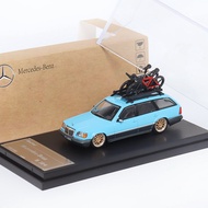 รถโมเดลจำลองโลหะผสม Mercedes-Benz E320 S124 Wagon Mortal 164 E-Class รุ่น Bicycle Edition รุ่นลิมิเต