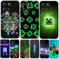 Case For Motorola MOTO G56 G86 G96 5G Case Soft Silicone phone Cover Creeper TNT Block