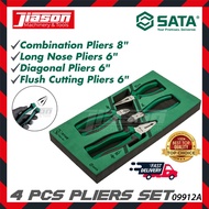 【100% ORIGINAL】SATA 09912A 4PCS Pliers Set