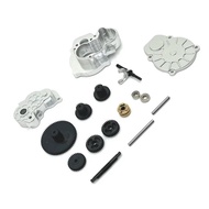 Aluminum Gear Kit & Transmission Gear Cover for FMS 1/24 FCX24 FCX18 Lemur UNIMOG K5 BLAZER MAX SMAS