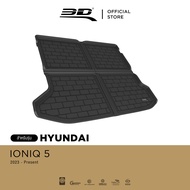 3D Mats ถาดท้ายรถยนต์ HYUNDAI IONIQ 5 2023-2025 พรมกันลื่น พรมกันนํ้า พรมรถยนต์