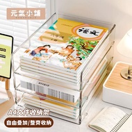 a4 Transparent File Storage Rack A5 Desktop Box Office Book a4 Paper Desk Acrylic Organizer Vitality