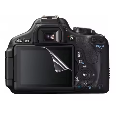 3 x Clear PET LCD Screen Protector Cover for Canon EOS 60D 600D 550D M M2 Kiss X5 X4 Rebel T3i T2i P