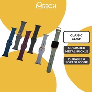 MTech Protection Classic Clasp Strap for Apple Watch Series 9/8/Ultra/7/6/SE/5/4/3/2/ 38mm/40mm/41mm