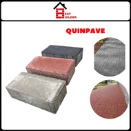 Quinpave 60MM 80MM Interlocking Paver Brick Bricks Garden Flooring Car Park Batu Lantai Tapak Gajah