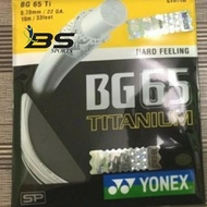 Ori || Senar Raket Badminton Yonex Bg 65 Titanium Bg65 Titanium