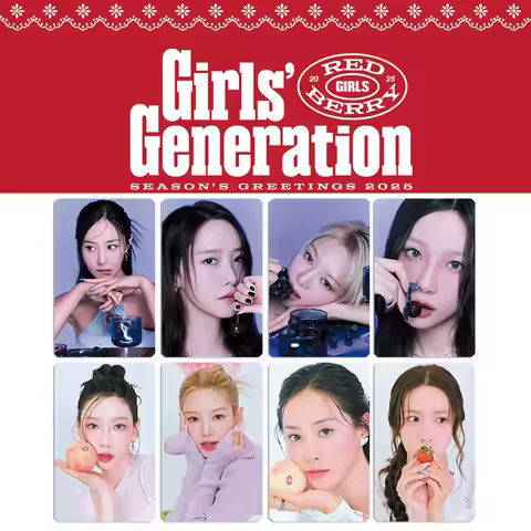 4/8Pcs/Set Kpop Girls's Generation Sesaon's Greetings Photocards SNSD Yoona Taeyeon Hyoyeon Fashion 