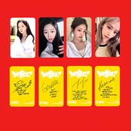 Aespa Album My World photocards Album Intro z-cay Z-WTMW Tabloid Poster thẻ ảnh Kpop mùa đông thẻ Lo