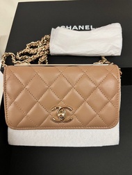 Chanel WOC Mini Trendy CC BEIGE (90% new)