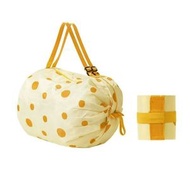 U38 日本暢銷 - （黃色/1個）折疊環保購物袋 大容量可折疊便攜環保袋 旅行便攜單肩包 加厚大號買菜包