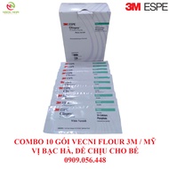 Combo 10 gói Gel bôi vecni flour chống sâu răng trẻ em 3M Clinpro White Varnish Flouride bảo vệ men 