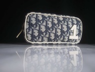 【老時光 OLD-TIME】早期二手老包西班牙製DIOR手拿包化妝包