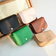 f Female Bag Lychee Pattern First Layer Cowhide Vintage Versatile Mini One-Shoulder Messenger Flap S