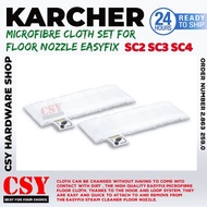 Karcher Microfibre Cloth Set for Floor Nozzle EasyFix SC2/SC3/SC4