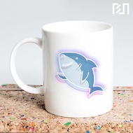 Neon Shark Icon Mug 1