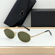 9I2S Pra ** 57U Fashion Metal Style Unique Retro Round Frame Sunglasses Trendy Sunglasses Optical Gl