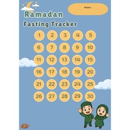 Ramadhan Tracker Ramadan Checklist/, fasting Checklist, fasting/, tracker, Ramadan planner,/, free m