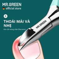 MR.GREEN Ingrown Nail Clippers Móng Chân Cắt Thép Không Gỉ Pedicure Cụ Dày Toe Nail Chỉnh Sửa Sâu Và