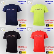 MAXX Shirt MXFT Series (Dry Fit) High Quality Badminton Fashion Sport Shirt (4 color for choice)