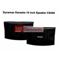 Dynamax Karaoke 10inch Speaker CS450 180W 2-Way Bass Speakers (Pair)