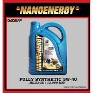 Nano Energy Engine Oil Fully Synthetic Blue 5W-40 12,000km Mileage