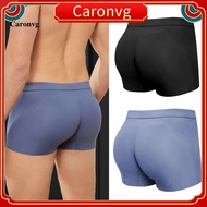 Caronvg Contoured Pouch Boxer Briefs Fake Ass Underwear Comfortable 3d Design Boxer Briefs for Men S