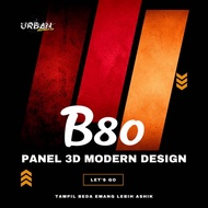 URB B80 3D Flat Print Panel Decoration
