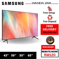 [FREE DELIVERY] Samsung TV 50AU7000 4K UHD Smart TV (43" / 50" / 55"/ 65") 43AU7000 / 50AU7000 / 55A