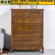 Contact seller】tural Camphor Wood Chest of Drawers Chest of Six Drawers Solid Wood Chest of Drawers 