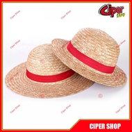 Luffy cosplay hat, straw hat - model 2 - luffy hat, luffy hat