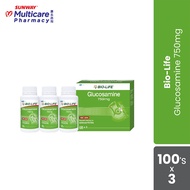 Biolife Glucosamine 750mg 100's x3