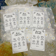👶🏻Set Murah PLASTIK HOSPITAL PLASTIK PACKING BAJU BABY KE HOSPITAL zipper zip bag baby labor room ma