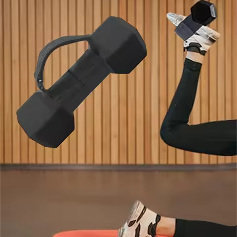2 Pcs Tibialis Trainer Foot Strap Dumbbell Attachment Adjustable Weight Dumbbell Ankle Straps Workou