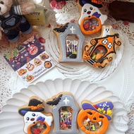 Iguo Teacher Halloween Shaking Happy Bat Candy Pumpkin Castle Ghost Stone Plastic Clay Household Bis